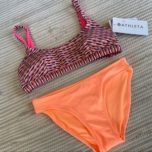 NWT 2 Piece Bikini Athleta & Arie XS